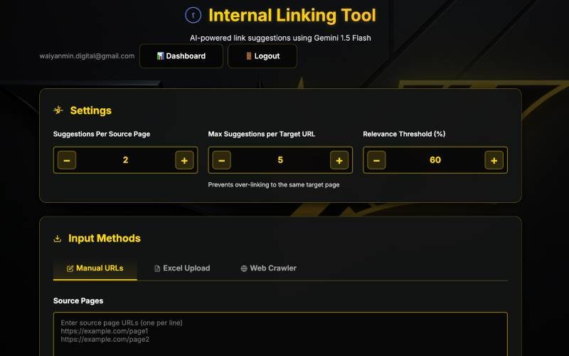 Internal Linking Tool